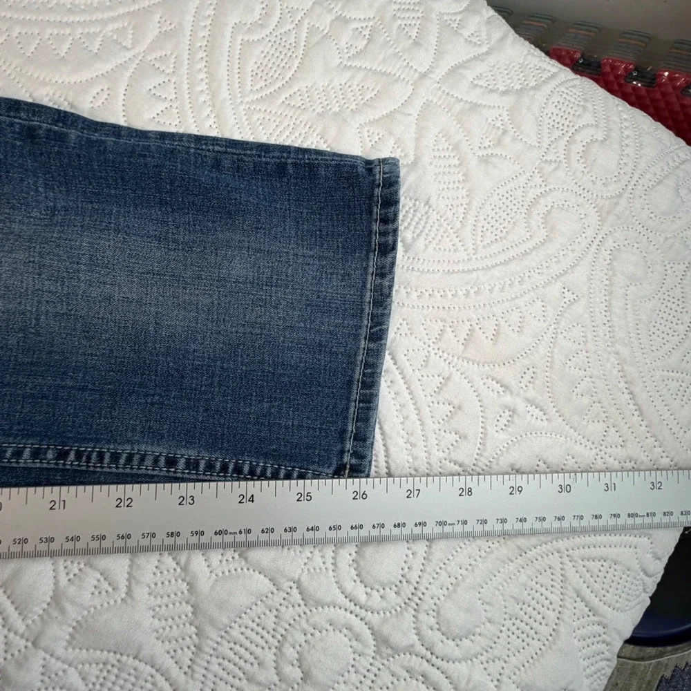 BKE Conner Bootcut girls Jeans Size 14 Medium Wash Denim Adjustable Waist